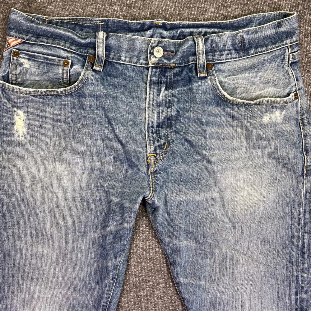 Denim & Supply Ralph Lauren Jeans Men 34x30 Blue Bootcut Casual Distressed Denim